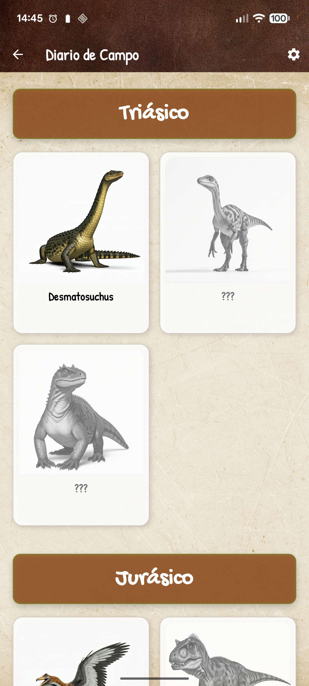 Captura de pantalla de Emma Descubre: Dinos AR