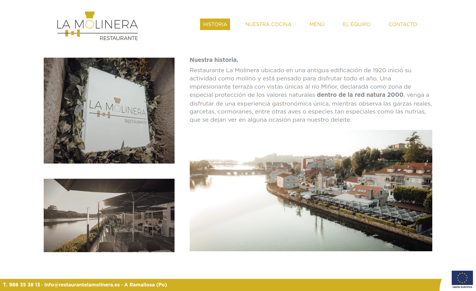 Captura de pantalla de La Molinera