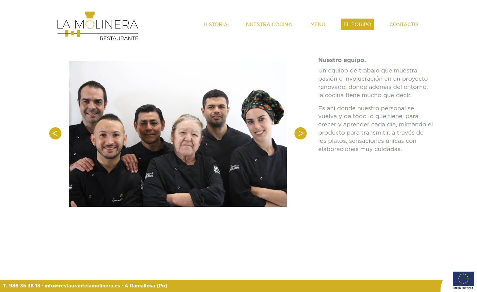 Captura de pantalla de La Molinera
