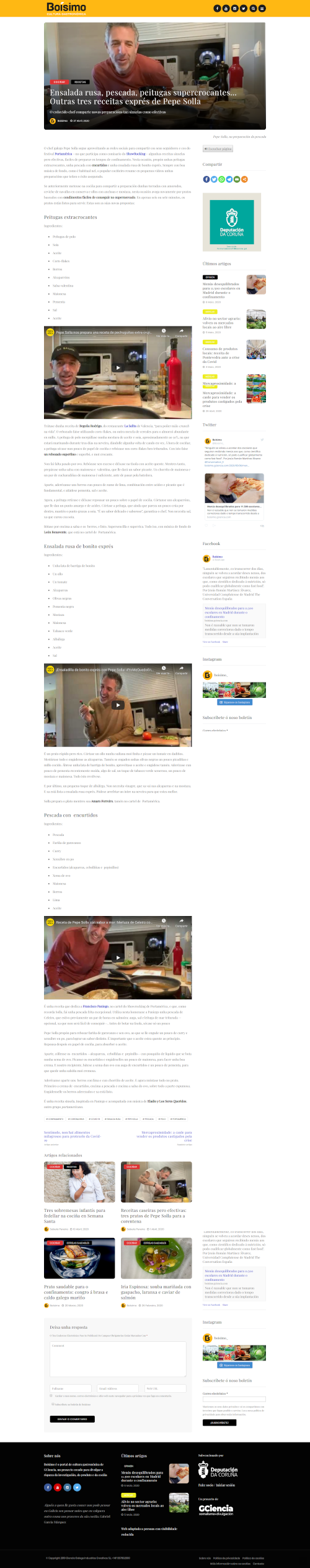 Captura de pantalla de Boísimo
