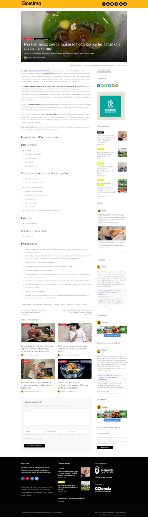 Captura de pantalla de Boísimo