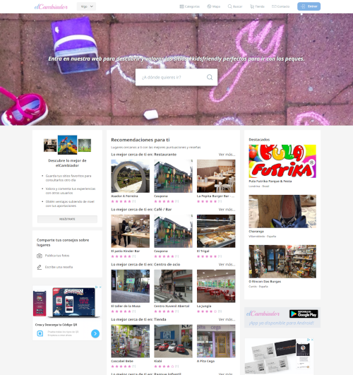 Proyecto elCambiador - Desarrollo web