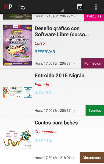 Captura de pantalla de HazPlanes App Android