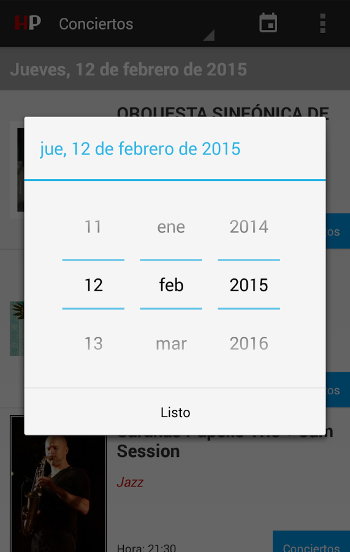 Captura de pantalla de HazPlanes App Android