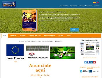 Proyecto MCSports Web - Desarrollo web