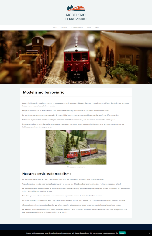 Captura de pantalla de ModelismoFerroviario.me